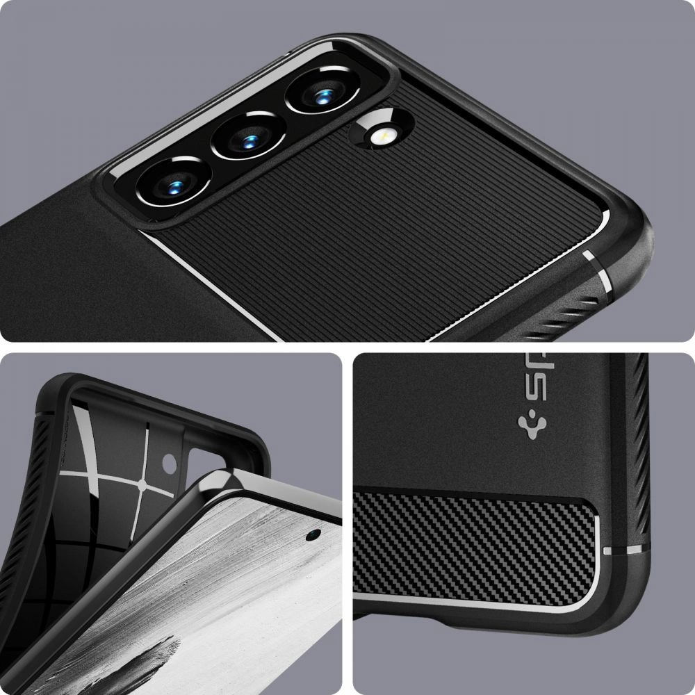 Spigen Rugged Armor Case for Samsung Galaxy S21 FE - Matte Blackeng