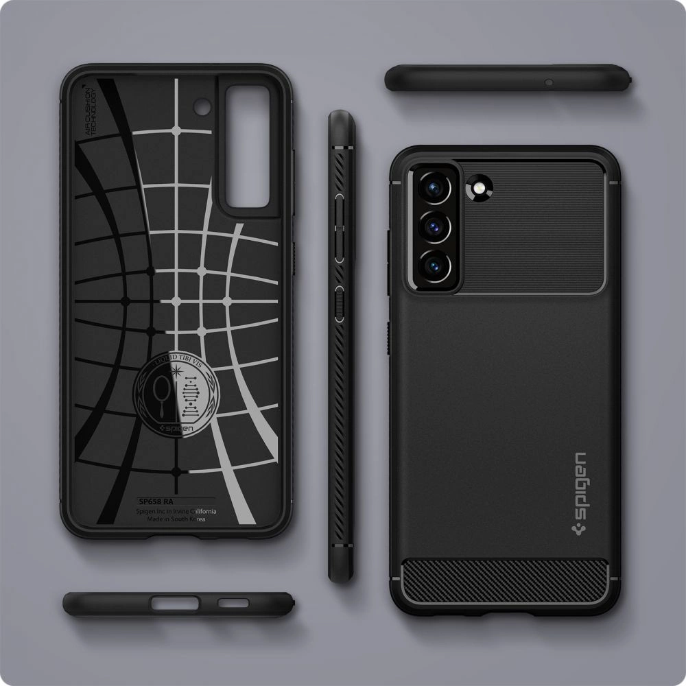 Spigen Rugged Armor Case for Samsung Galaxy S21 FE - Matte Blackeng