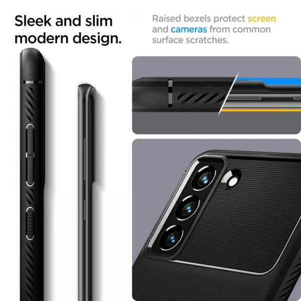 Spigen Rugged Armor Case for Samsung Galaxy S21 FE - Matte Blackeng