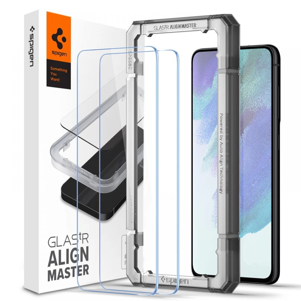 Spigen ALM Glas.tR tempered glass for Samsung Galaxy S21 FE - 2 pcs.eng