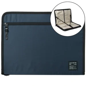 Ringke Smart Zip Pouch for a laptop up to 13" with a stand - navy blueeng