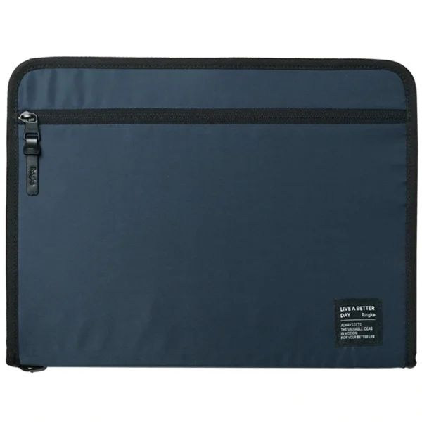 Ringke Smart Zip Pouch for a laptop up to 13" with a stand - navy blueeng