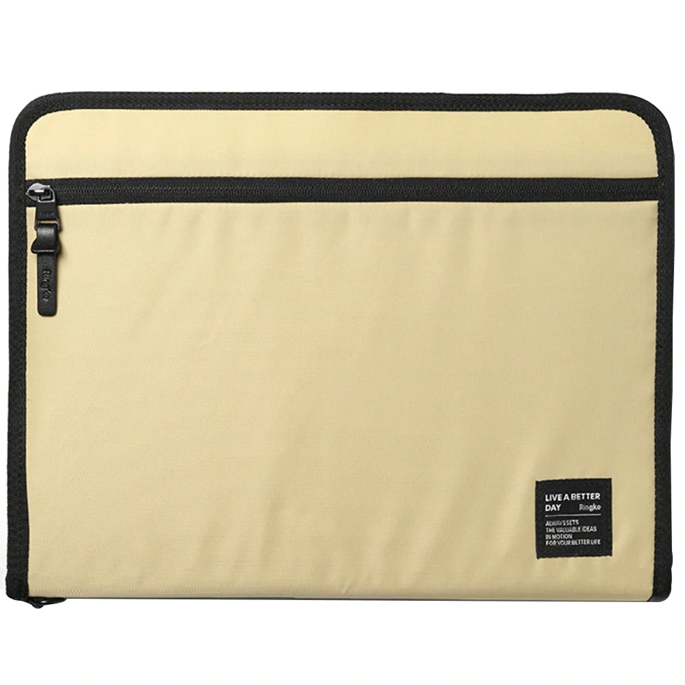 Ringke Smart Zip Pouch for a laptop up to 13" with a stand - beigeeng