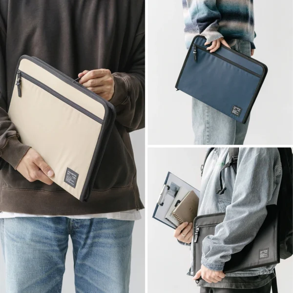 Ringke Smart Zip Pouch for a laptop up to 13" with a stand - beigeeng