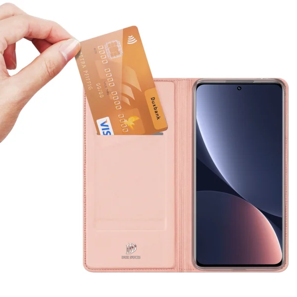 Dux Ducis Skin Pro Holster Cover Flip Cover for Xiaomi 12 Pro pinkeng