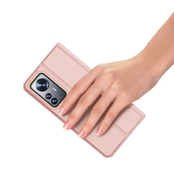 Dux Ducis Skin Pro Holster Cover Flip Cover for Xiaomi 12 Pro pinkeng