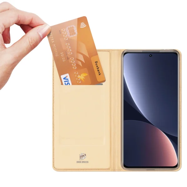 Dux Ducis Skin Pro Holster Cover Flip Cover for Xiaomi 12 Pro goldeng
