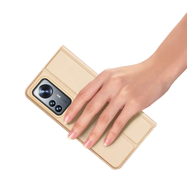 Dux Ducis Skin Pro Holster Cover Flip Cover for Xiaomi 12 Pro goldeng