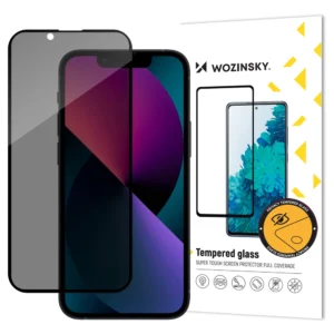 Wozinsky Privacy Glass Tempered Glass for iPhone 14 Plus / 13 Pro Max with Anti Spy Privacy Filtereng