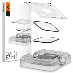 Spigen ProFlex EZ Fit Hybrid Glass for Apple Watch 7 / 8 (45 mm) - 2 pcs.eng