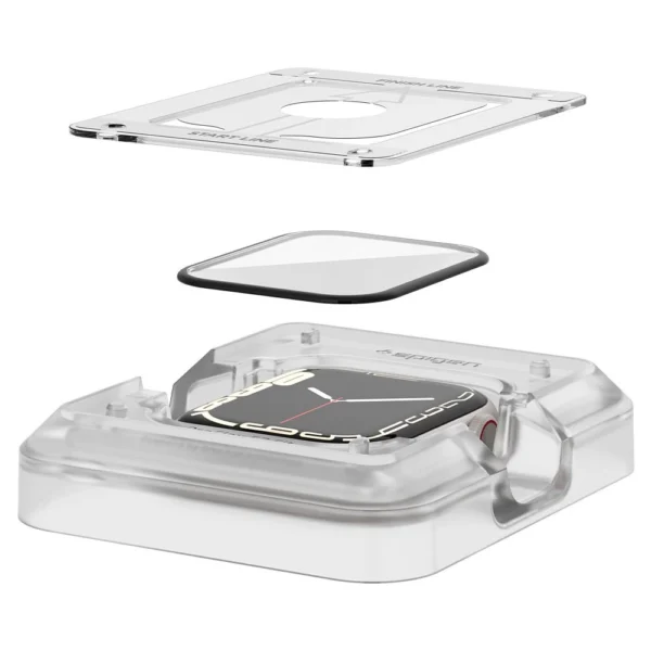 Spigen ProFlex EZ Fit Hybrid Glass for Apple Watch 7 / 8 (45 mm) - 2 pcs.eng
