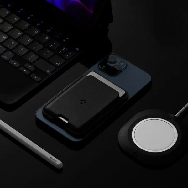 Spigen Valentinus Magnetic Wallet with MagSafe - Blackeng