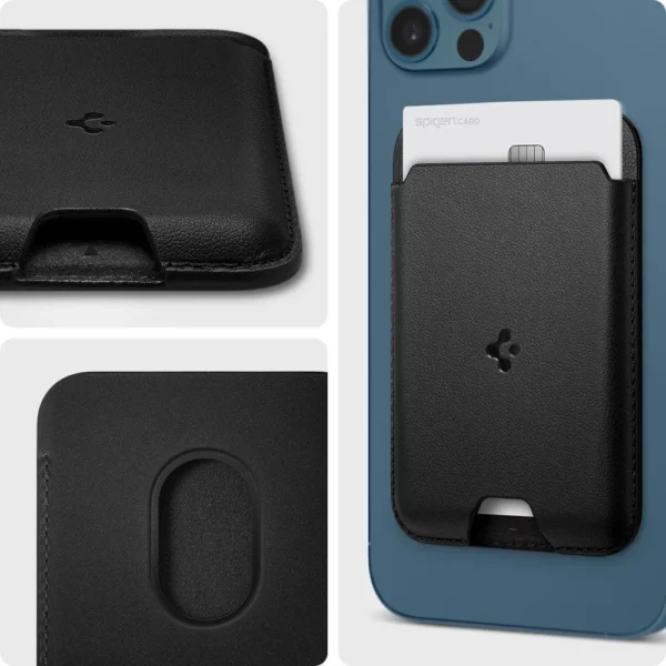 Spigen Valentinus Magnetic Wallet with MagSafe - Blackeng