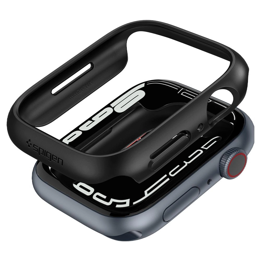 Spigen Thin Fit Case for Apple Watch 7 / 8 (45mm) - Blackeng