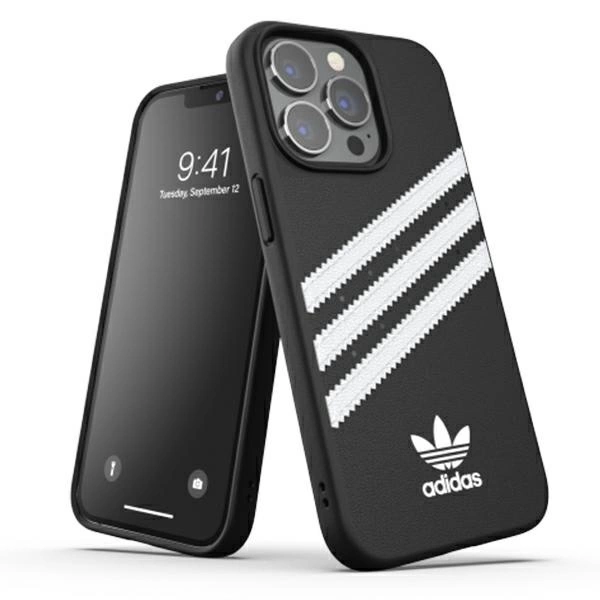 Adidas OR Moulded Case PU iPhone 13 Pro / 13 6,1" czarno biały / black white 47114eng