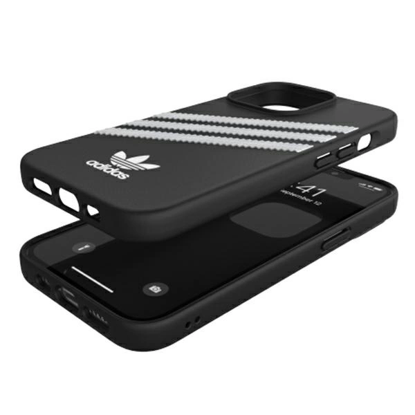 Adidas OR Moulded Case PU iPhone 13 Pro / 13 6,1" czarno biały / black white 47114eng