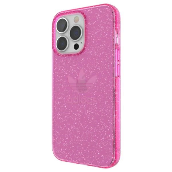 Adidas OR Protective iPhone 13 Pro / 13 6,1" Clear Case Glitter różowy/pink 47121eng