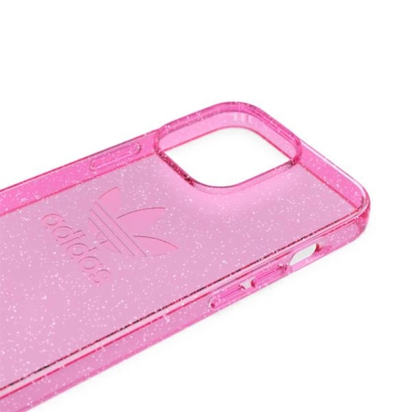 Adidas OR Protective iPhone 13 Pro / 13 6,1" Clear Case Glitter różowy/pink 47121eng