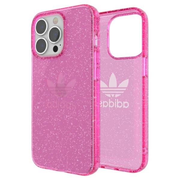 Adidas OR Protective iPhone 13 Pro / 13 6,1" Clear Case Glitter różowy/pink 47121eng