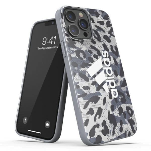 Adidas OR Snap Case Leopard iPhone 13 Pro Max 6,7" szary/grey 47262eng