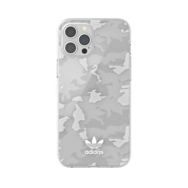 89731_2 Adidas OR SnapCase Camo iPhone 12 Pro Ma x przezroczysty/biały 43706eng
