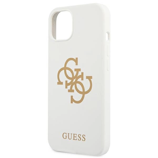 89832_6 Guess GUHCP13SLS4GGWH iPhone 13 mini 5.4" white/white hard case Silicone 4G Logoeng