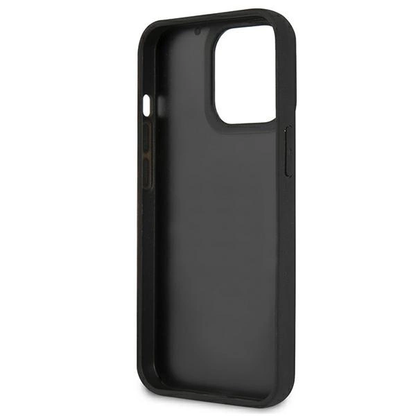 Karl Lagerfeld KLHCP13LCH3DBK 13 Pro / 13 6,1" czarny/black hardcase 3D Rubber Choupetteeng