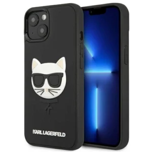 Karl Lagerfeld KLHCP13SCH3DBK 13 mini 5,4" czarny/black hardcase 3D Rubber Choupetteeng