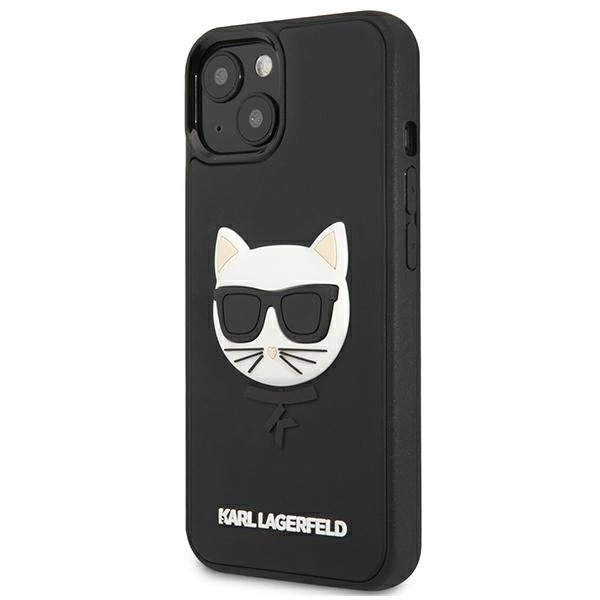 Karl Lagerfeld KLHCP13SCH3DBK 13 mini 5,4" czarny/black hardcase 3D Rubber Choupetteeng