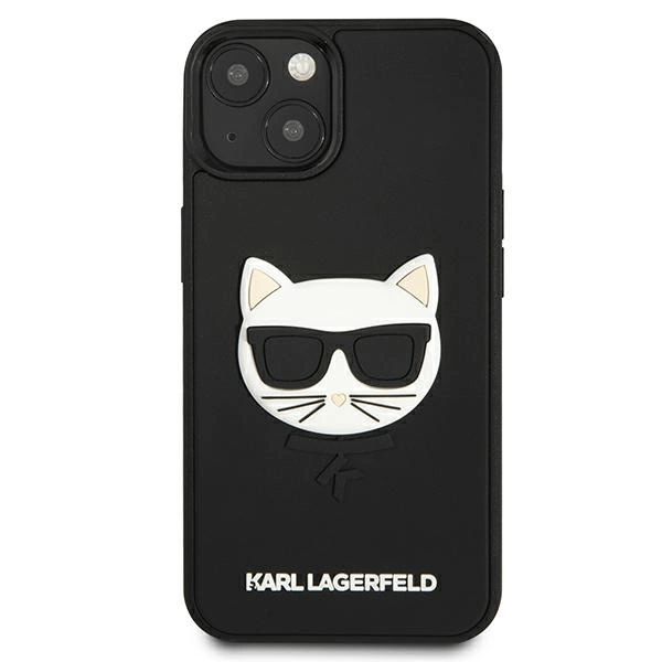 Karl Lagerfeld KLHCP13SCH3DBK 13 mini 5,4" czarny/black hardcase 3D Rubber Choupetteeng