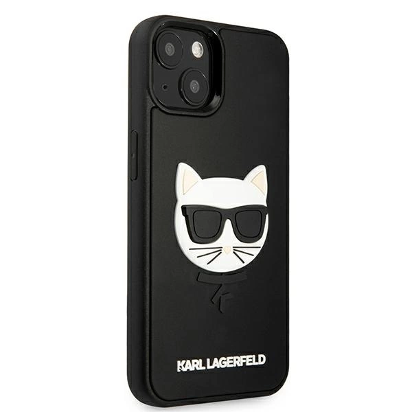 Karl Lagerfeld KLHCP13SCH3DBK 13 mini 5,4" czarny/black hardcase 3D Rubber Choupetteeng