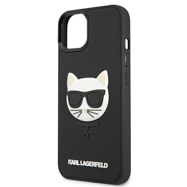 Karl Lagerfeld KLHCP13SCH3DBK 13 mini 5,4" czarny/black hardcase 3D Rubber Choupetteeng