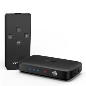 [ON RETURN] Ugreen switch splitter HDMI switch - 3x HDMI 4K 30Hz black (CM332 80125)eng