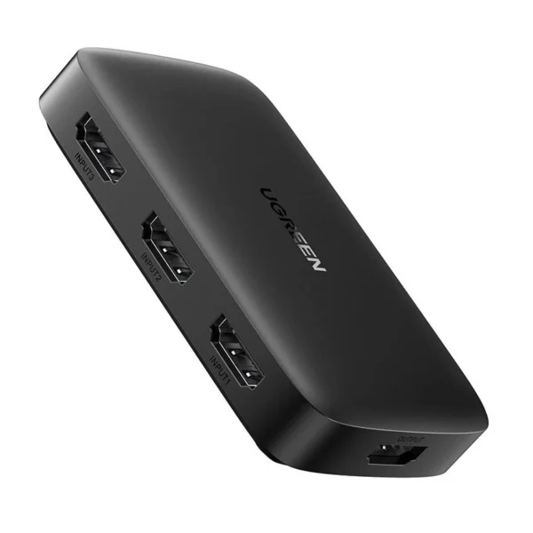 [ON RETURN] Ugreen switch splitter HDMI switch - 3x HDMI 4K 30Hz black (CM332 80125)eng