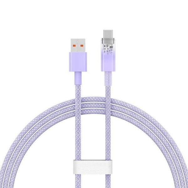 BASEUS cable USB A to Type C PD 100W Explorer CATS010405 1 m purple