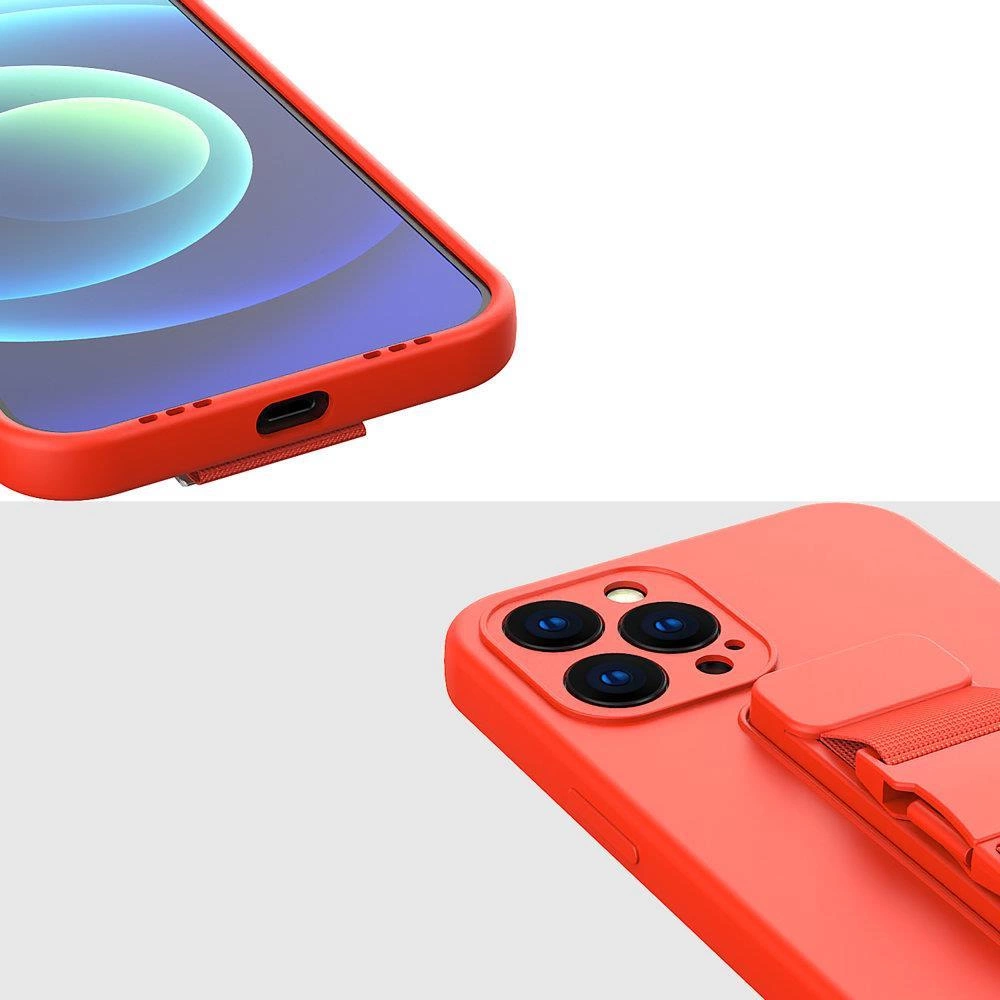 Rope Case Silicone Case with Lanyard Purse Lanyard Strap for Xiaomi Redmi Note 11 Pro Blackeng