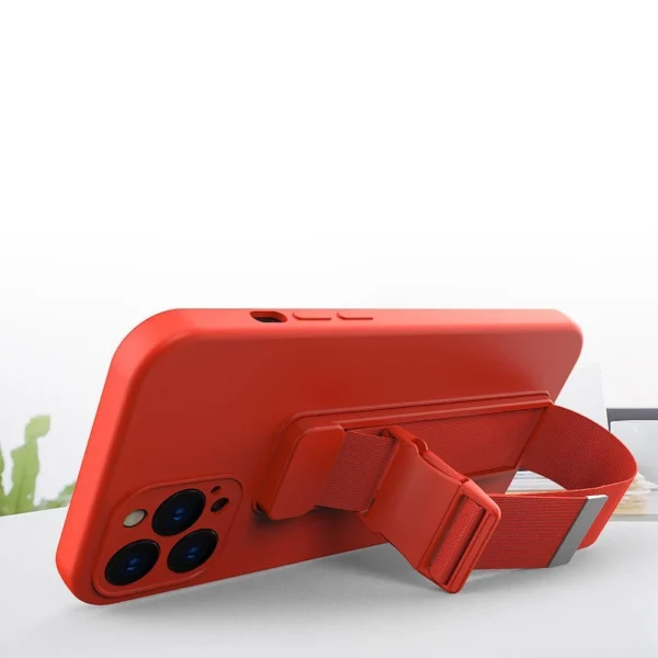 Rope Case Silicone Cover with Lanyard Purse Lanyard Strap for Xiaomi Redmi Note 11 Pro Pinkeng