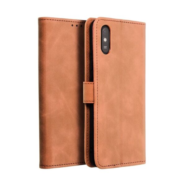 TENDER Book Case for XIAOMI Redmi 9AT / Redmi 9A brown