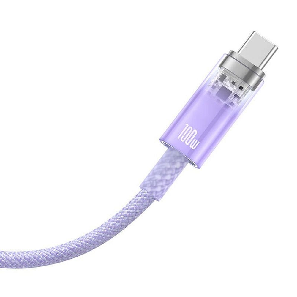 BASEUS cable USB A to Type C PD 100W Explorer CATS010405 1 m purple