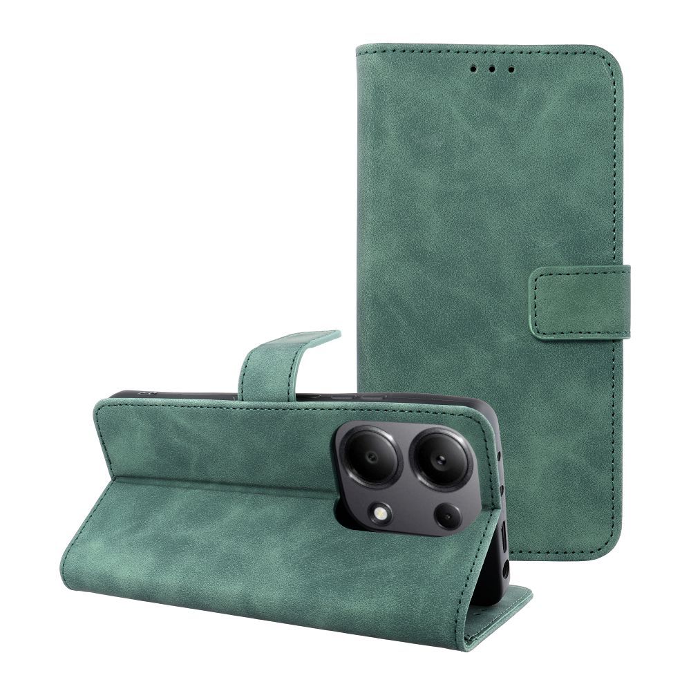 8bbbe7dac4cf599141bb4efb1d1565ac TENDER Book Case for XIAOMI Redmi Note 13 Pro 4G / POCO M6 Pro 4G green