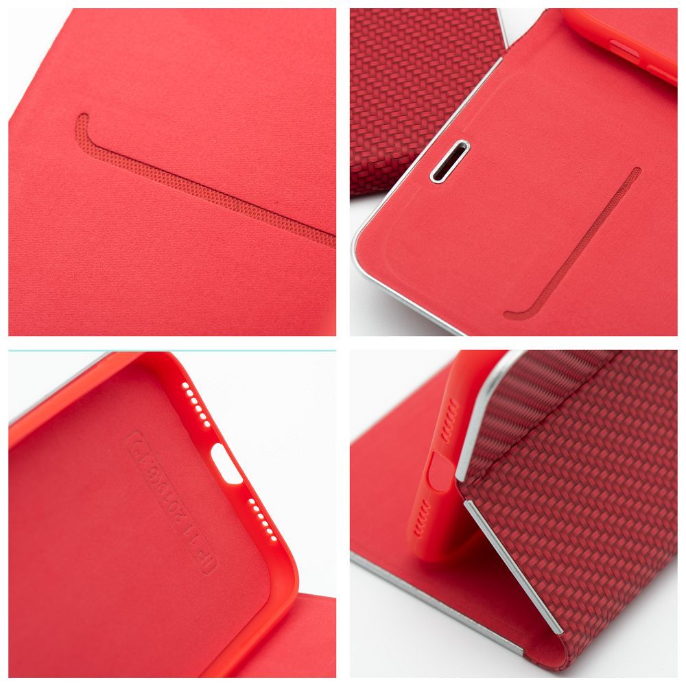 LUNA Book Carbon for IPHONE 17 Pro Max red