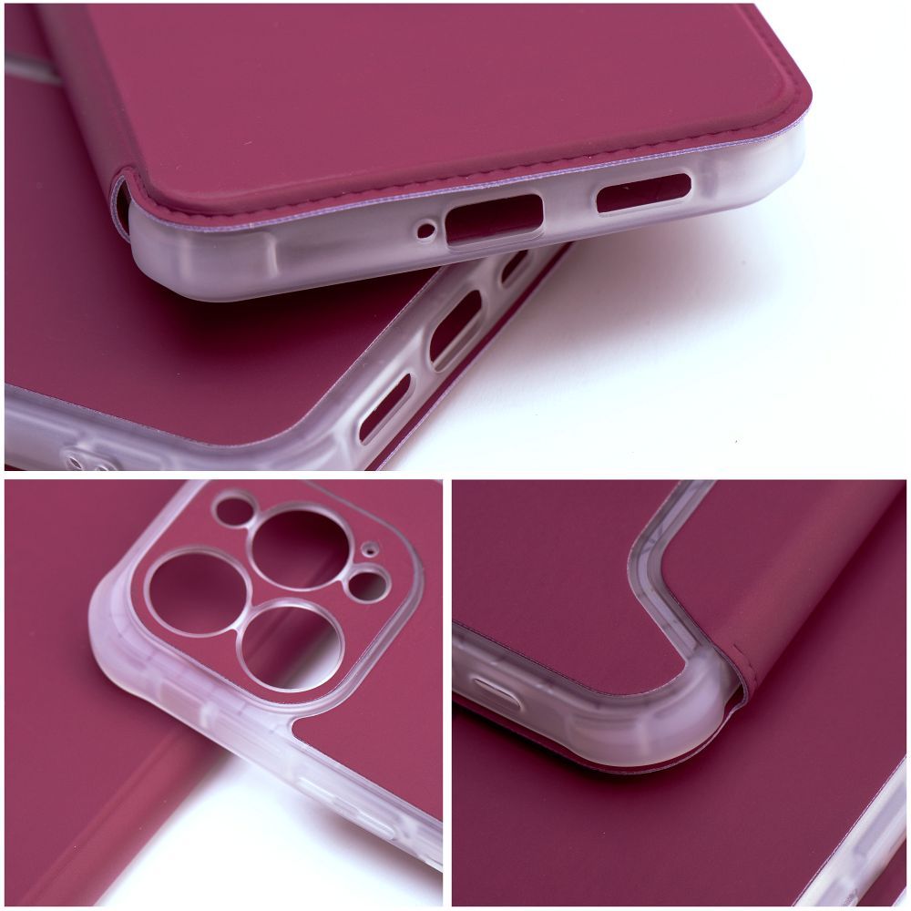 PIANO Book case for SAMSUNG S23 FE magenta