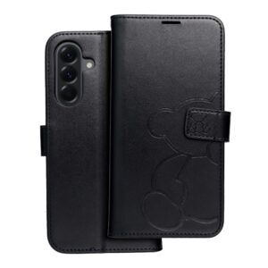 MEZZO Book case for SAMSUNG A56 5G teddy bear black