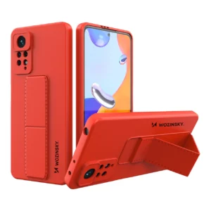 Wozinsky Kickstand Case Silicone Stand Cover for Xiaomi Redmi Note 11 Pro redeng