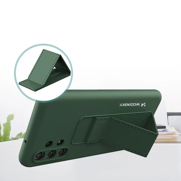 Wozinsky Kickstand Case Silicone Stand Cover for Xiaomi Redmi Note 11 Pro redeng