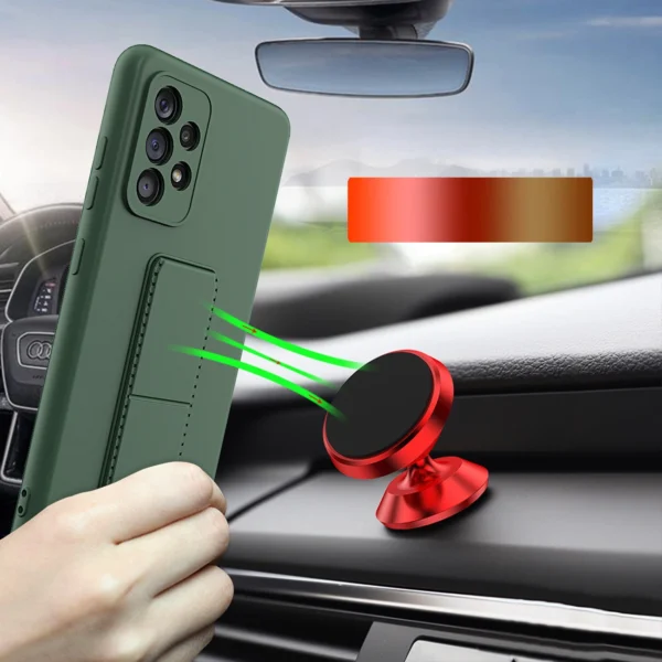 Wozinsky Kickstand Case Silicone Stand Cover for Xiaomi Redmi Note 11 Pro redeng