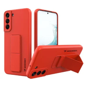 Wozinsky Kickstand Case silicone stand cover for Samsung Galaxy S22 + redeng