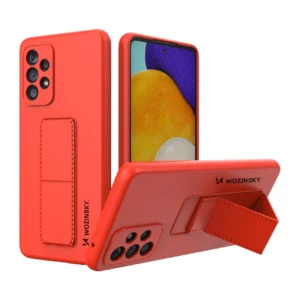 Wozinsky Kickstand Case silicone stand cover for Samsung Galaxy A73 redeng