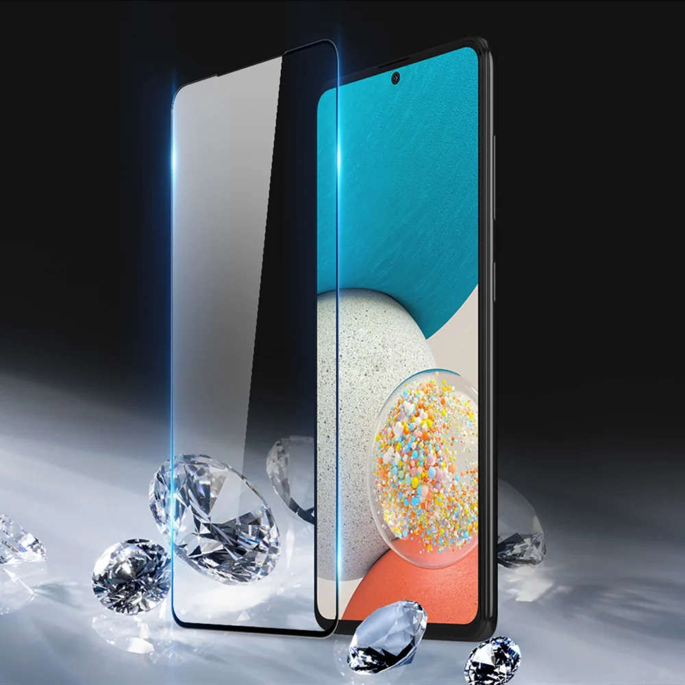 Dux Ducis 9D Tempered Glass full screen 9H tempered glass with frame for Samsung Galaxy A73 black (case friendly)eng