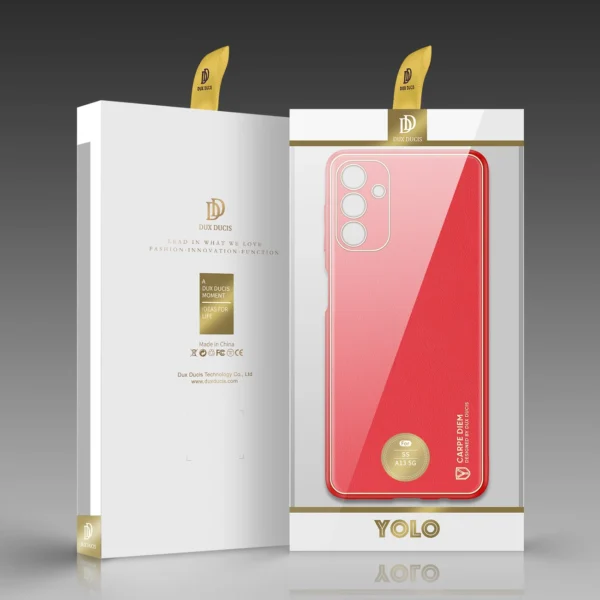 Dux Ducis Yolo elegant cover made of ecological leather for Samsung Galaxy A13 5G redeng